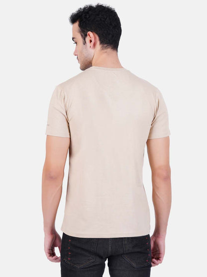 Cotton T-Shirt for Men and Women - Beige-6