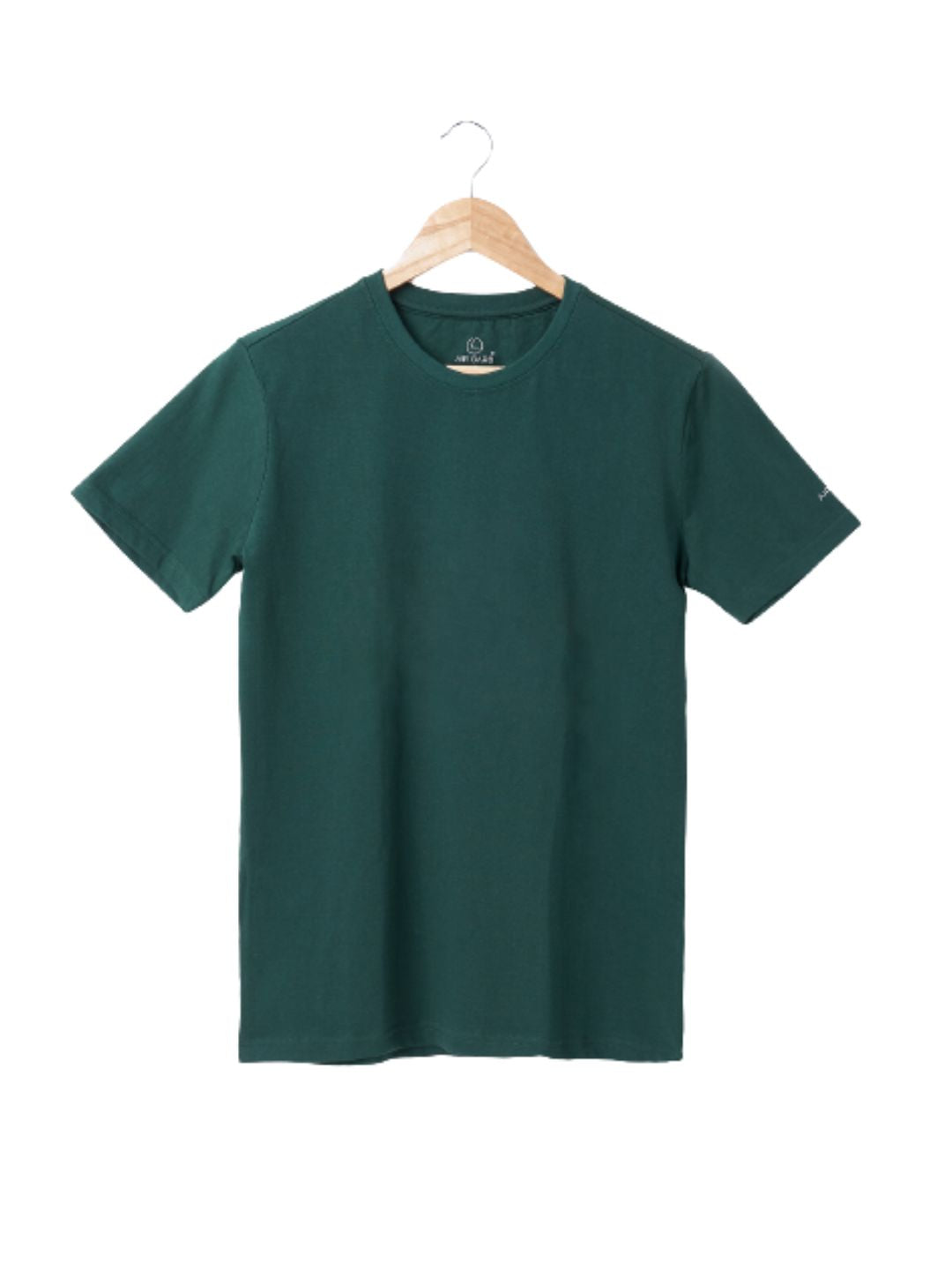 Round Neck Tshirt Green Cotton Tshirt for men and women for summer breathable cool soft fine fabric