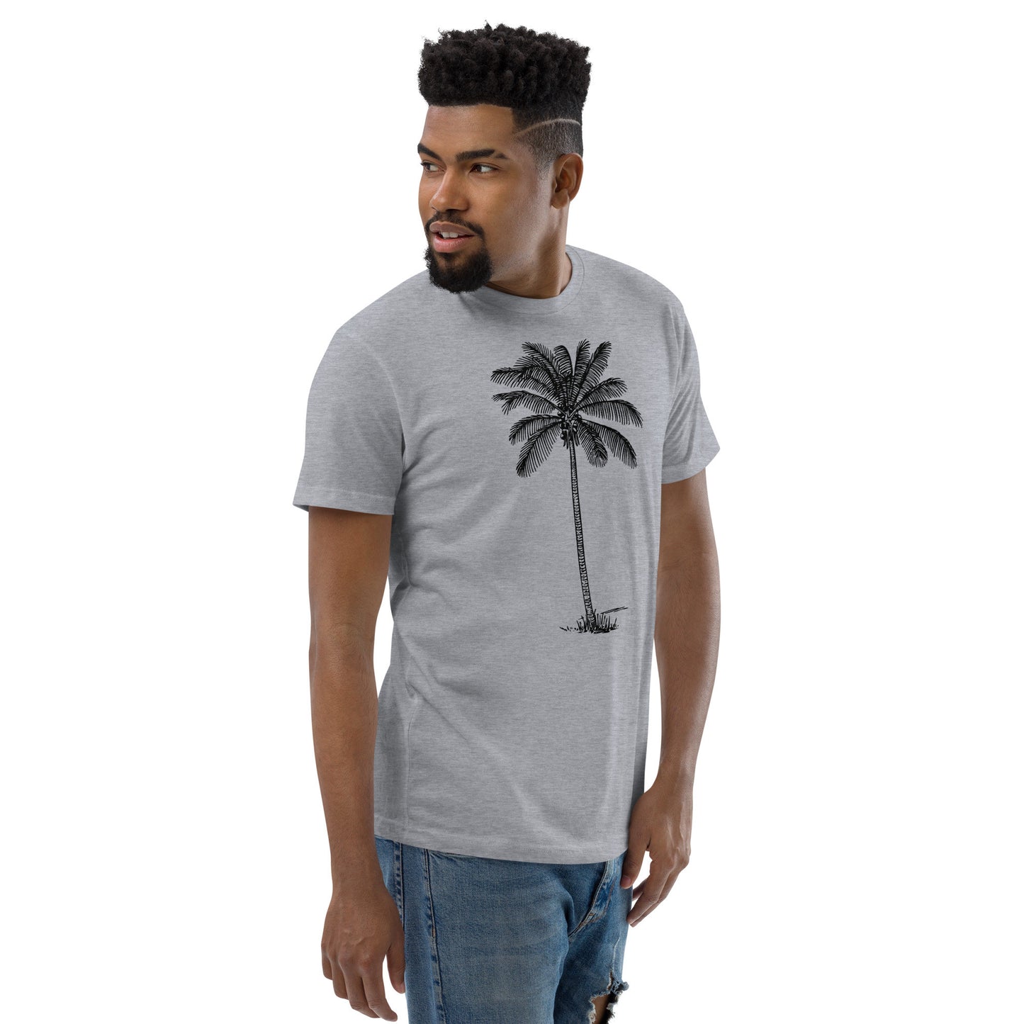 Coco Palm Men's Fitted T-Shirt-7