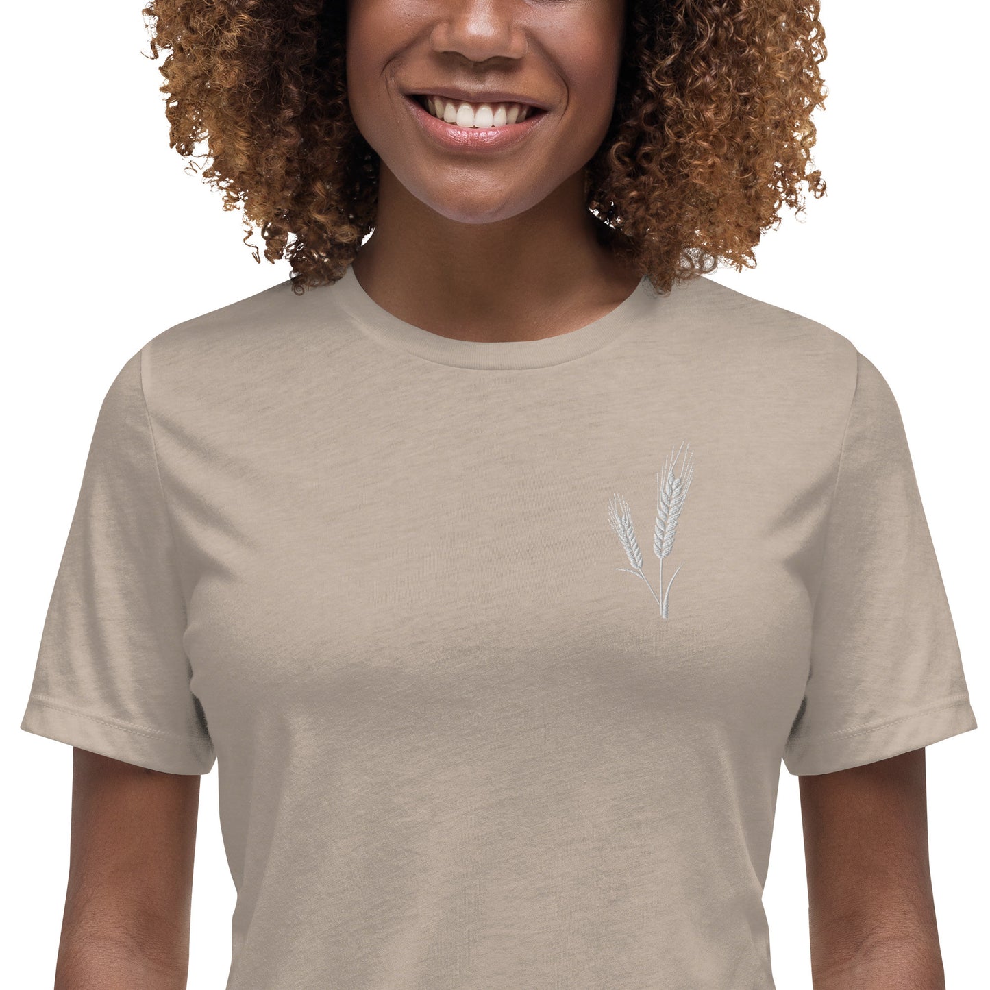 Grano Embroidered Patch Women's Relaxed T-Shirt-8