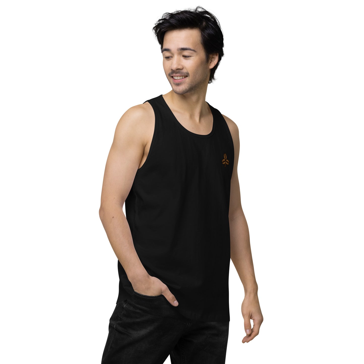 Coffee Clover Men’s Tank Top-3