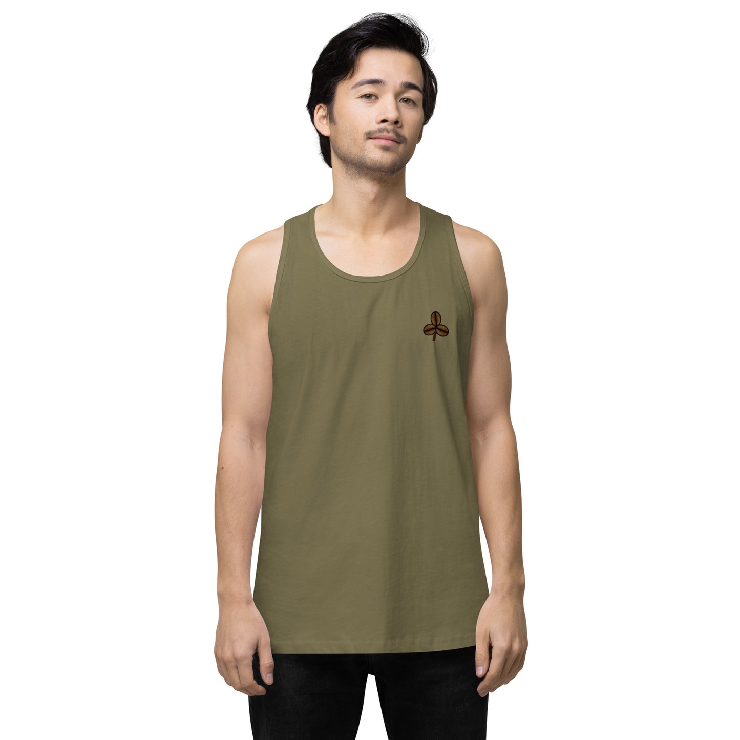 Coffee Clover Men’s Tank Top-16