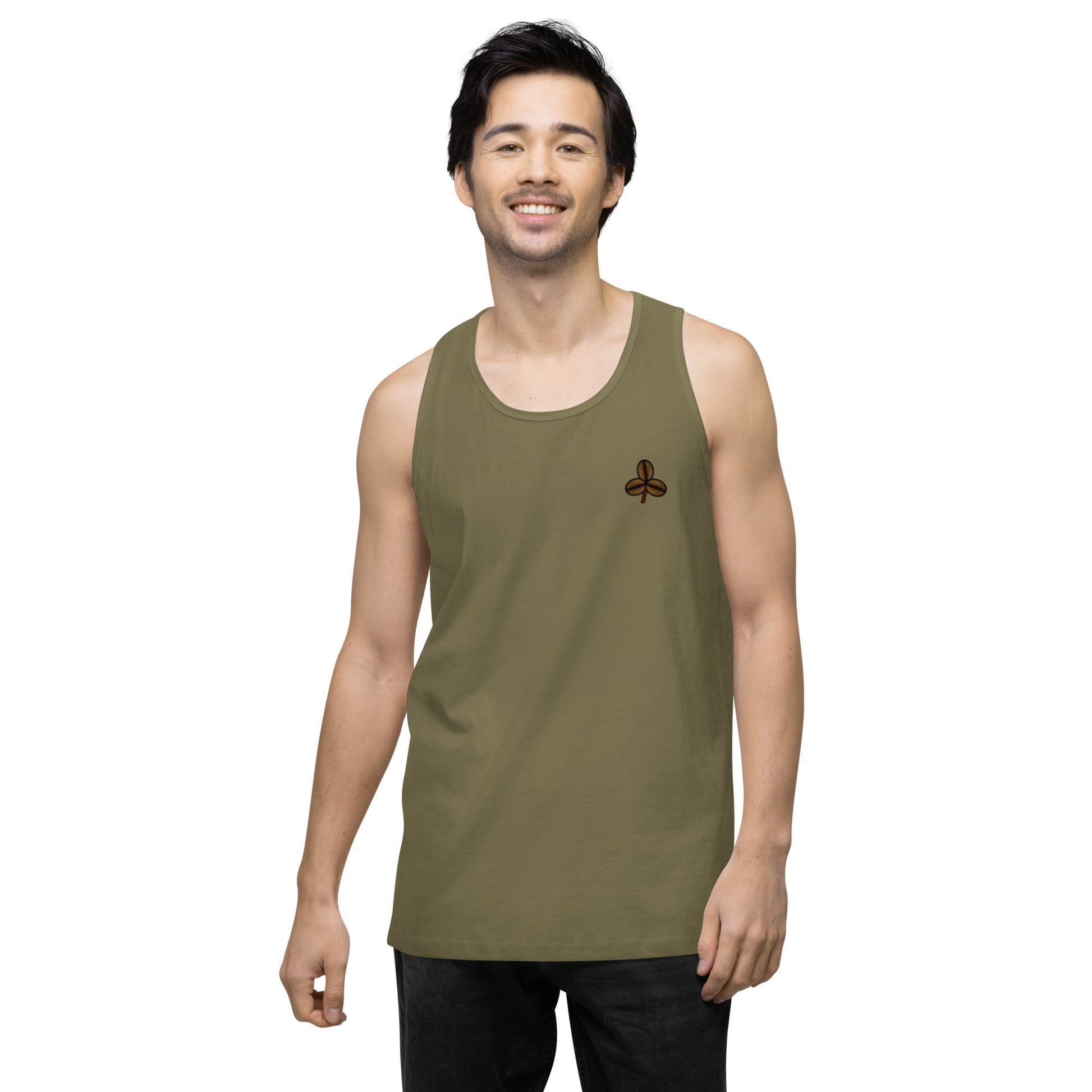 Coffee Clover Men’s Tank Top-17