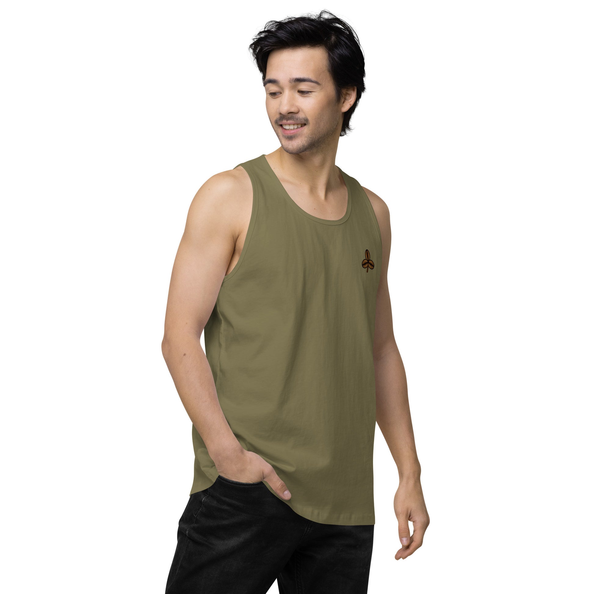 Coffee Clover Men’s Tank Top-18