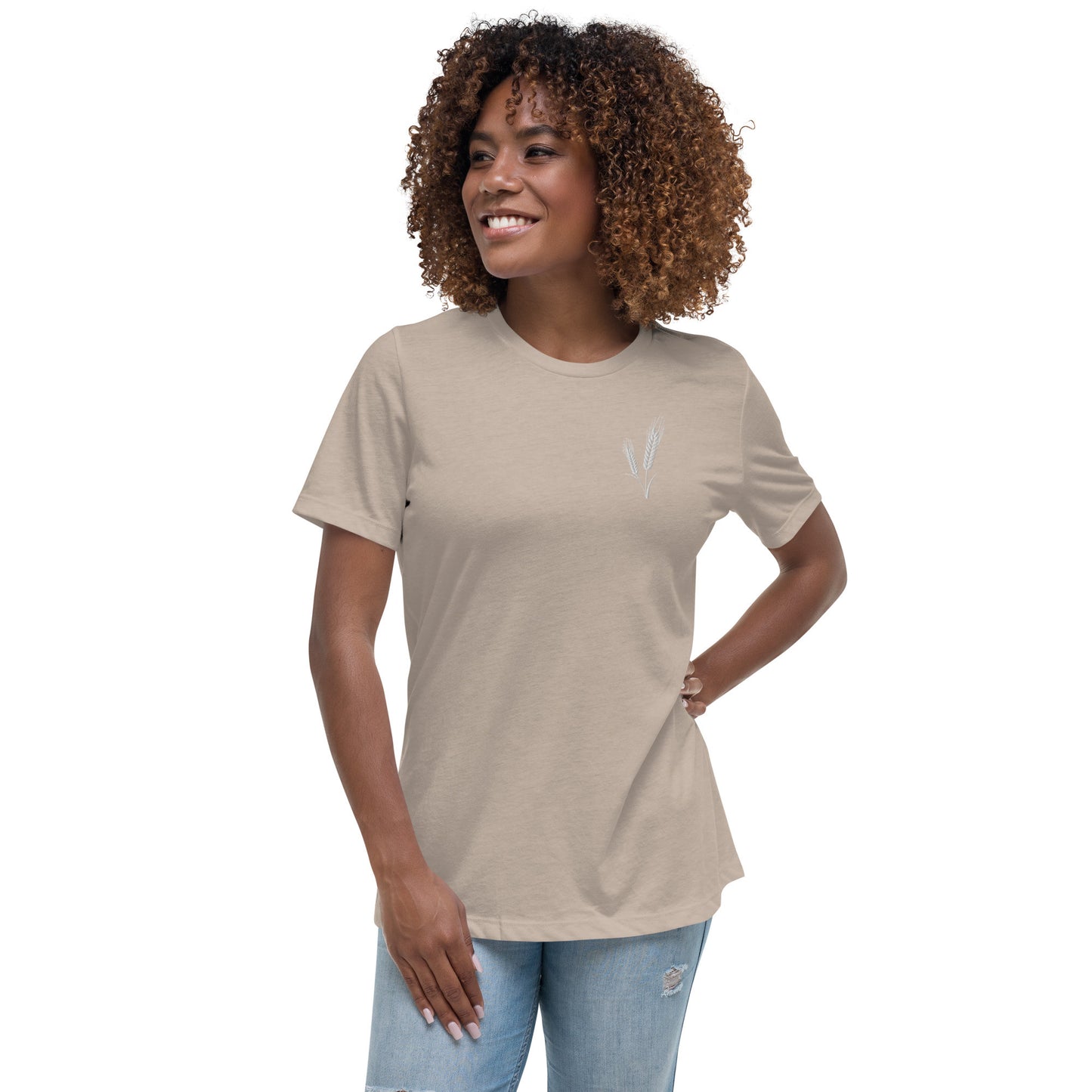 Grano Embroidered Patch Women's Relaxed T-Shirt-9