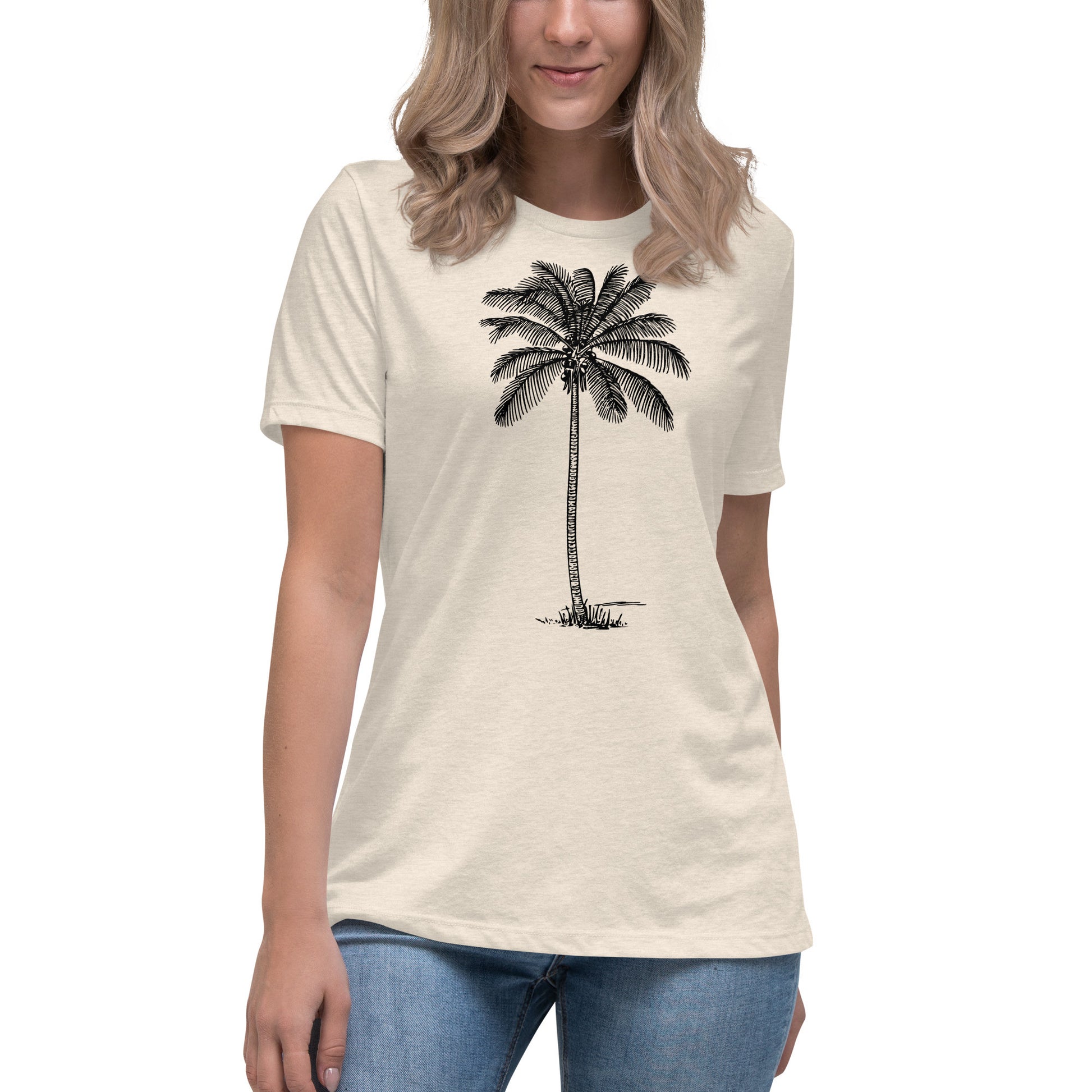 Coco Palm Women's Relaxed T-Shirt-13