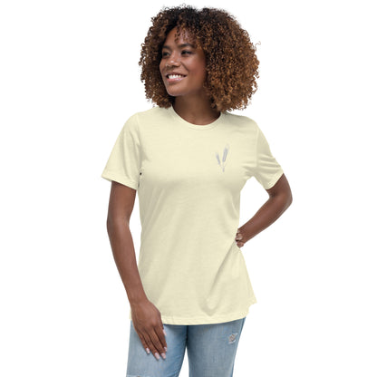 Grano Embroidered Patch Women's Relaxed T-Shirt-13