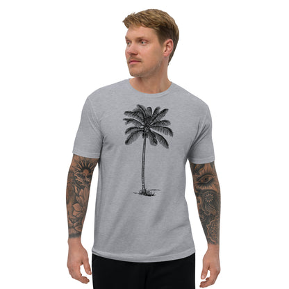 Coco Palm Men's Fitted T-Shirt-1