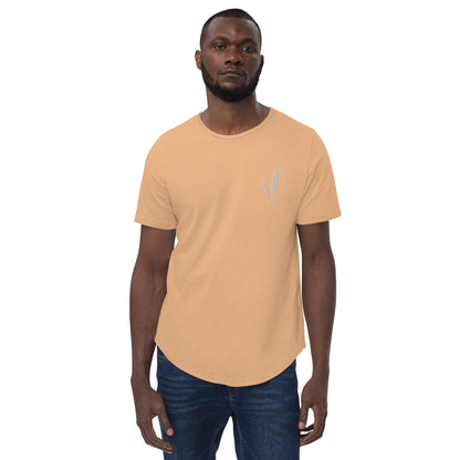 Grano Men's Curved Hem T-Shirt-2