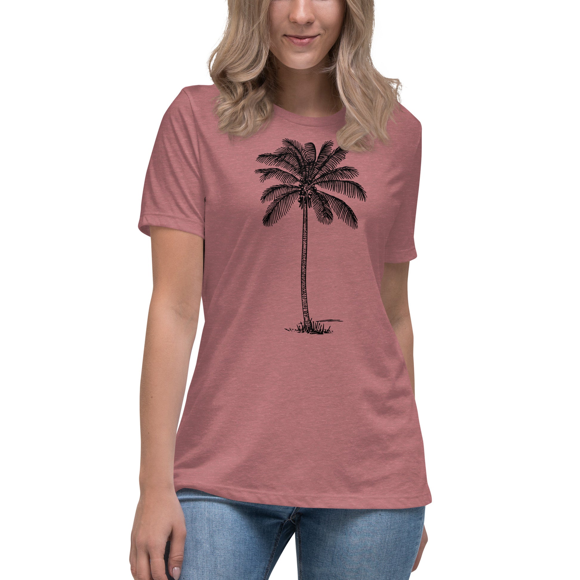 Coco Palm Women's Relaxed T-Shirt-5