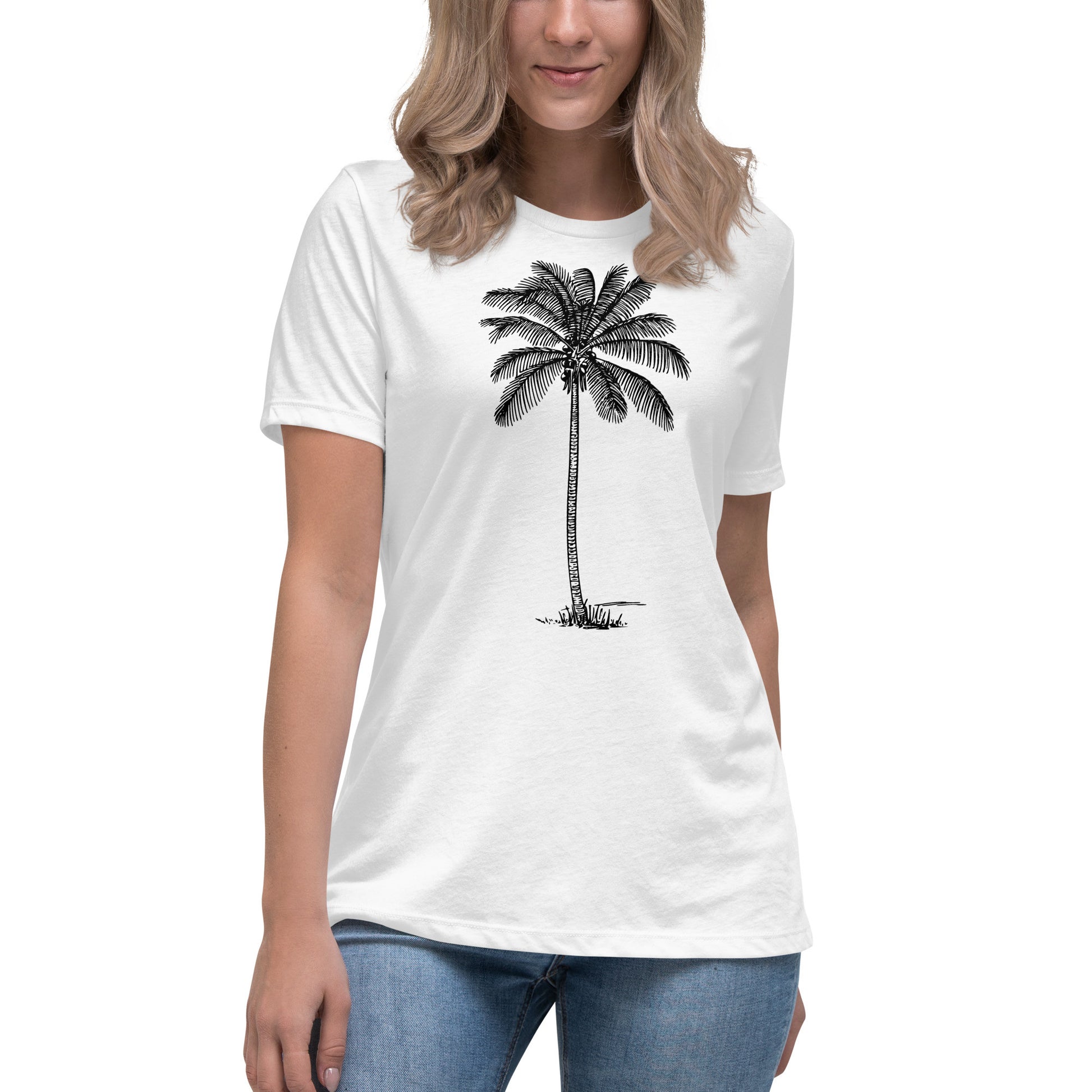 Coco Palm Women's Relaxed T-Shirt-14