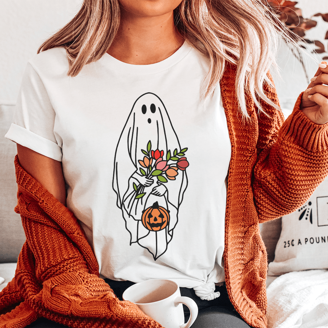 Halloween Bride Ghost Tee-0