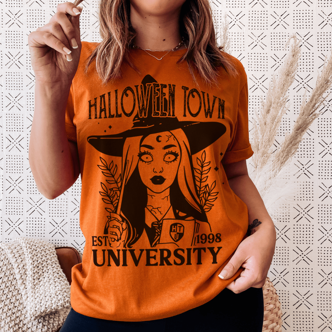 Halloween Town University Tee-0